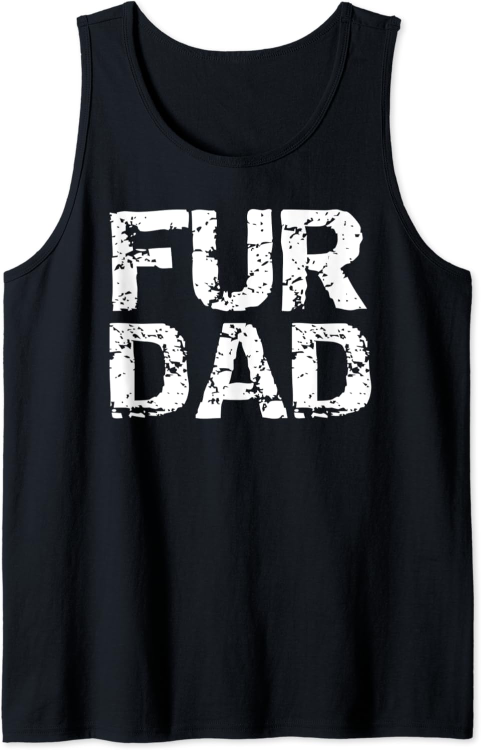 Funny Dog Father Gift for Father's Day Dog Owner Fur Dad Tank Top Clothing, Shoes
